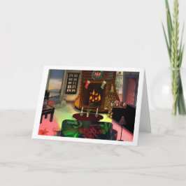 Tarjeta de diseño creativo de Joyeux noël LeeMarie