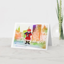 Tarjeta de diseño creativo de LeeMarie para Navida