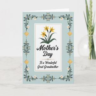 Tarjeta de diseño de Abuela Encantadora