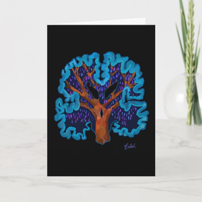 Tarjeta de diseño de árbol de cerebro (Anverso)