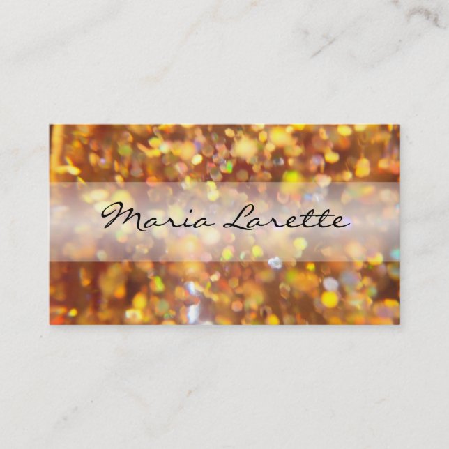 Tarjeta de diseño de artista SPARKLE Fiesta Planne (Anverso)