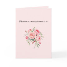 Tarjeta de diseño de boda floral elegante