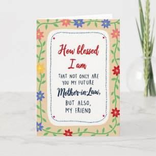 Tarjeta de diseño de dulce suegra