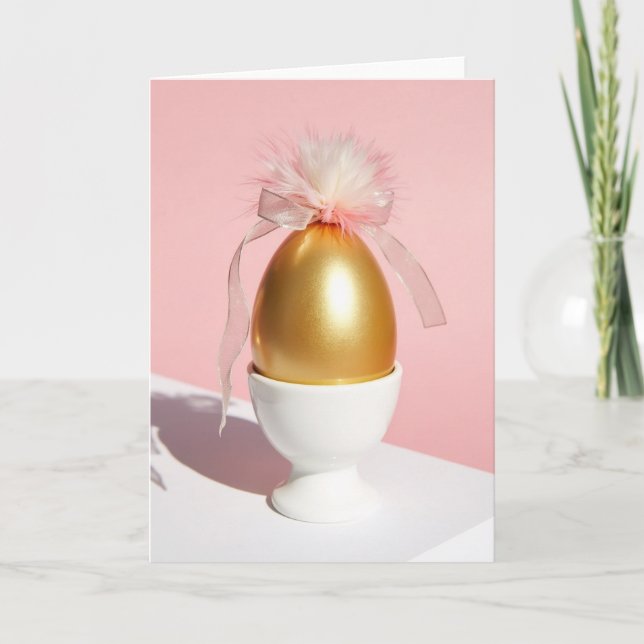 Tarjeta de diseño de esfera dorada (Anverso)