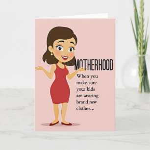 Tarjeta de diseño de mujer para el día de la madre
