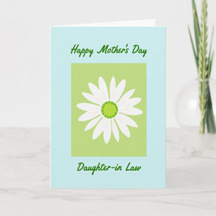 Tarjeta de diseño del día de la madre azul cielo
