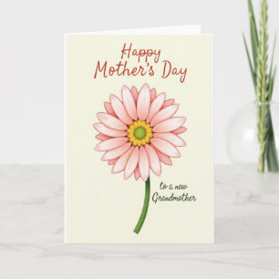 Tarjeta de diseño del día de las madres en rosa so