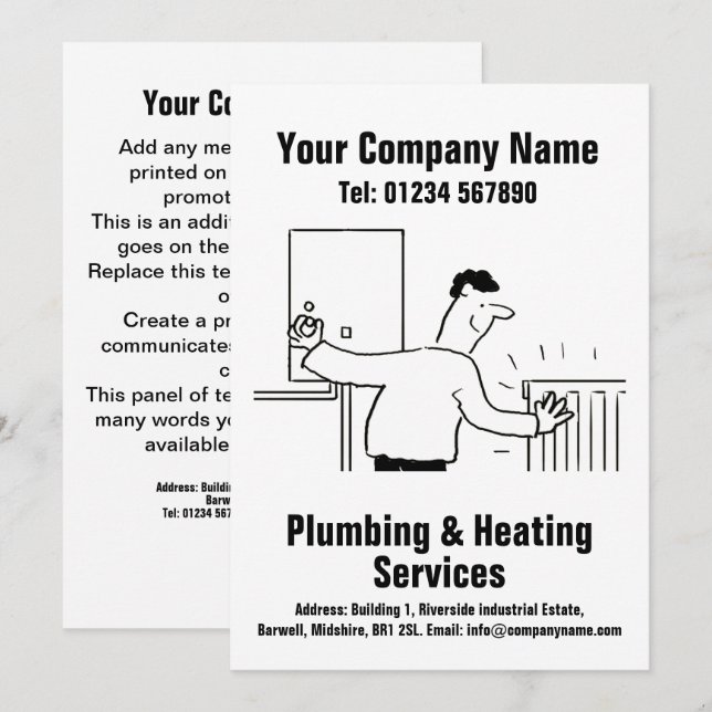 Tarjeta de diseño para Personalizado de servicios  (Anverso / Reverso)