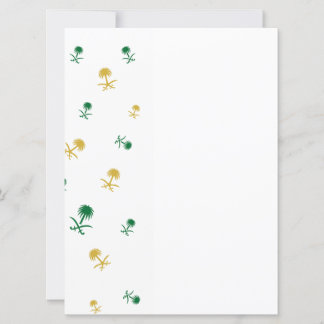 Tarjeta de diseño saudita