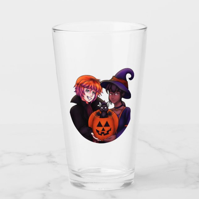 Tarjeta de disfraces de Halloween felices (Anverso)