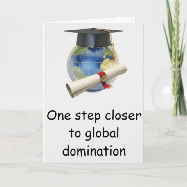 Tarjeta de dominación global de graduación (Anverso)