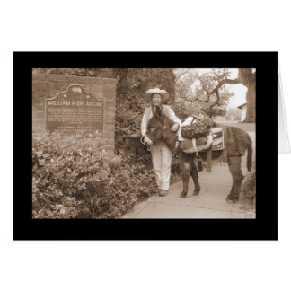 Tarjeta de donkey de tiempo viejo