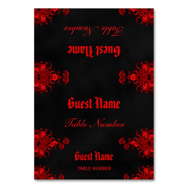 Tarjeta de dos en un solo lugar y etiqueta (Anverso)