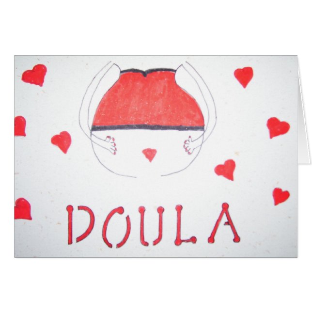 Tarjeta de Doula (Anverso (Horizontal))