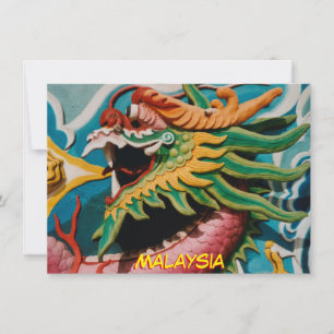 Tarjeta de dragón de Malasia