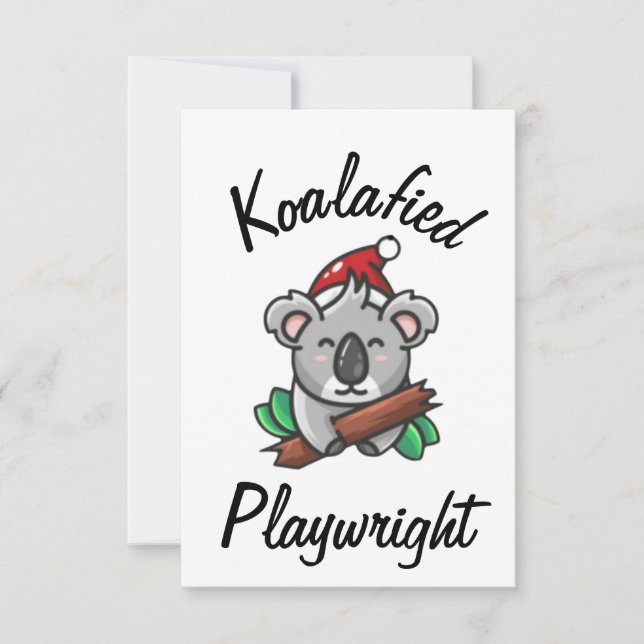Tarjeta de dramaturgo Koalafied (Anverso)