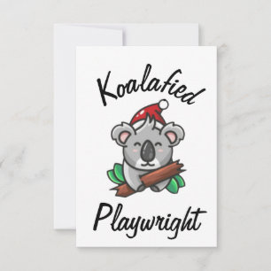 Tarjeta de dramaturgo Koalafied