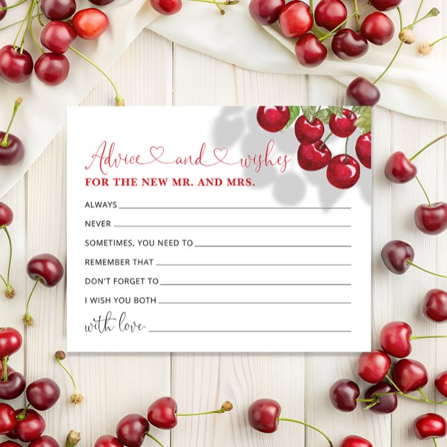 Tarjeta de ducha con consejos y deseos para cerezo (Subido por el creador)