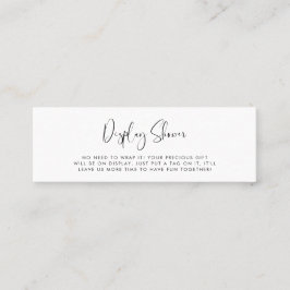 Tarjeta de ducha con pantalla elegante y moderna