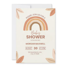 tarjeta de ducha de bebé