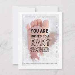 tarjeta de ducha de bebé