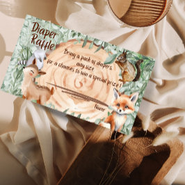 Tarjeta de ducha de bebé Raffle de zoológico de Wo