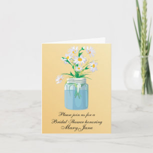 Tarjeta de ducha de novia Summer Daisies