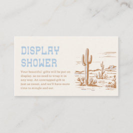 Tarjeta de ducha de pantalla occidental