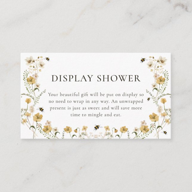 Tarjeta de ducha para pantalla Baby Shower de Momm (Anverso)