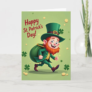 Tarjeta de duende Shamrock