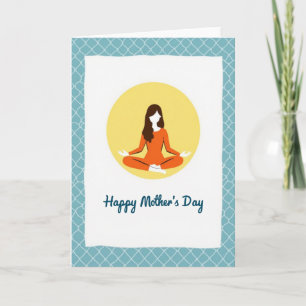 Tarjeta de dulce resplandor del día de la madre