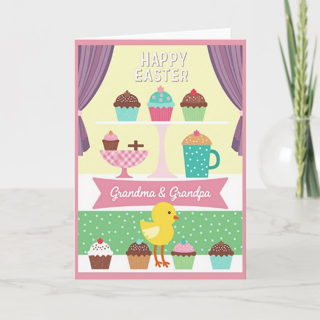Tarjeta de Dulces de Celebración de Primavera (Anverso)