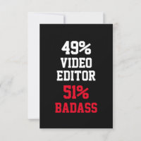 Tarjeta de editor de video genial