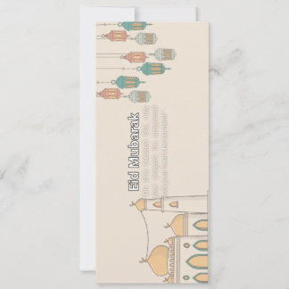 tarjeta de Eid Mubarak