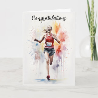 Tarjeta de ejecución de felicitaciones