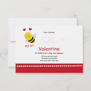 Tarjeta de El día de San Valentín Bee Mine