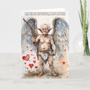 Tarjeta de El día de San Valentín Cupido por Antig
