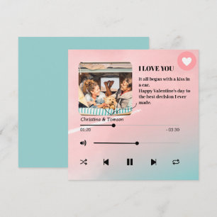 Tarjeta de El día de San Valentín de amor de la li