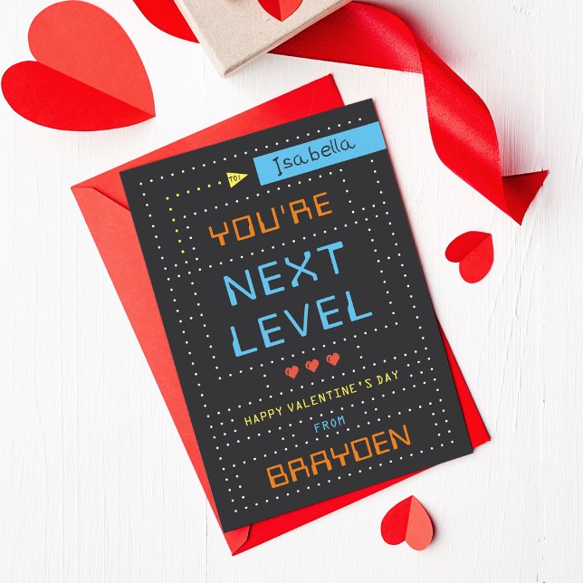 Tarjeta de El día de San Valentín de aulas de jueg (Subido por el creador)