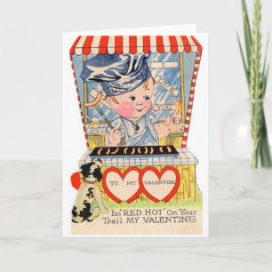 Tarjeta de El día de San Valentín de base para per