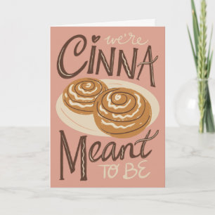Tarjeta de El día de San Valentín de canela