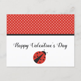 Tarjeta de El día de San Valentín de corazones de 