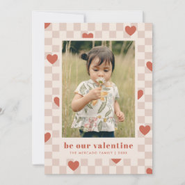 Tarjeta de El día de San Valentín de corazones Red