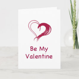 Tarjeta de El día de San Valentín de Doodle Love H