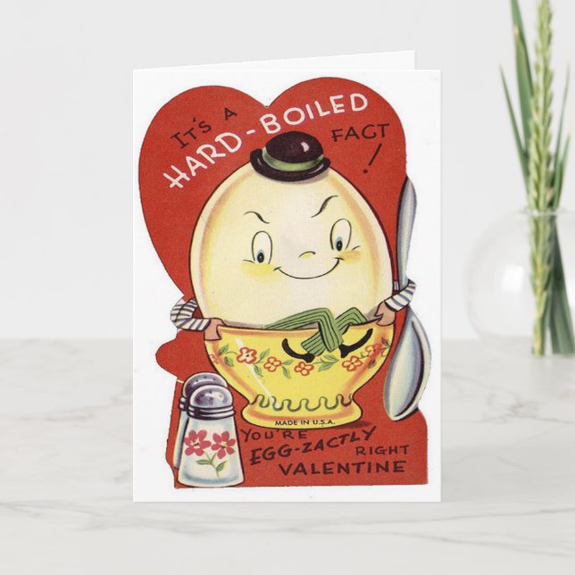 Tarjeta de El día de San Valentín de Eggcellent Vi (Anverso)
