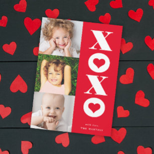 tarjeta de el día de San Valentín de foto múltiple
