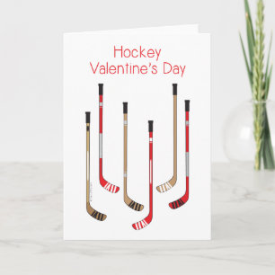 Tarjeta de El día de San Valentín de hockey - Huel