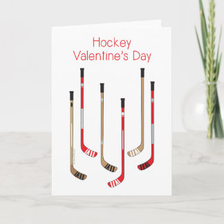 Tarjeta de El día de San Valentín de hockey - Huel