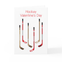 Tarjeta de El día de San Valentín de hockey - Huel