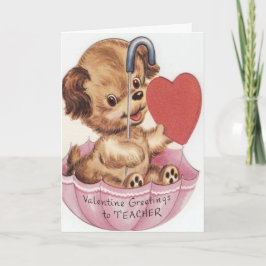 Tarjeta de El día de San Valentín de la taza de ca